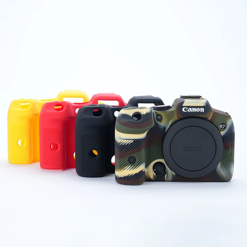 Camera Bag For Canon EOS R7 Soft Silicone Camera Case Smooth Protector Digital Silicone Comfortable Feel Camera EOSR7 Case