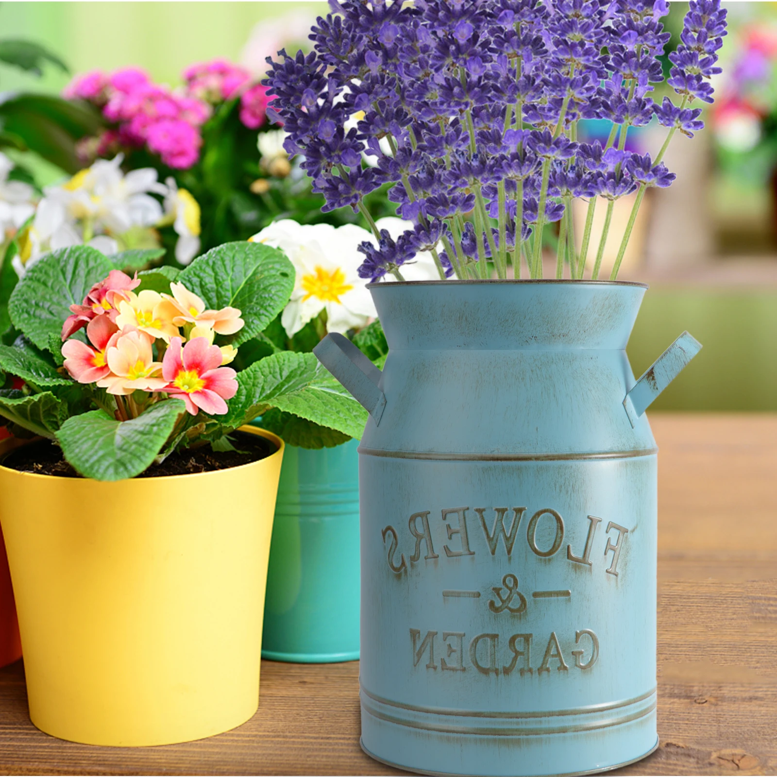 

Flower Vase Arrangement Rustic Iron Holder Bouquets Decoration Wedding Anniversary Party Flowerpot Floral Art Farmhouse Kitchen