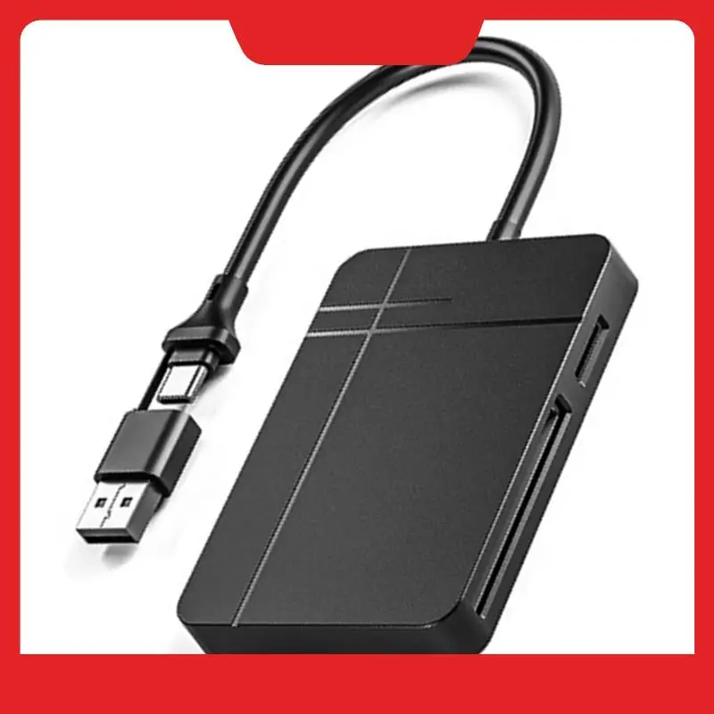 4-In-1 Memory Card Reader USB A/USB C To MS TF SD Card Reader For Laptop Android Phone OTG Adapter