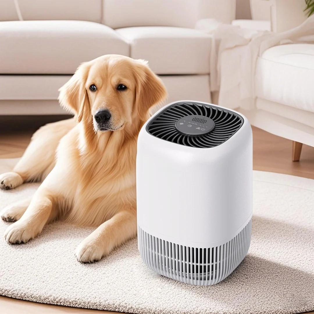 AROEVE Air Purifiers for Bedroom Home,Filter Cleaner with Fragrance, HEPA Filter for Smoke, Odor, Allergies, Pollen, Pet Timer