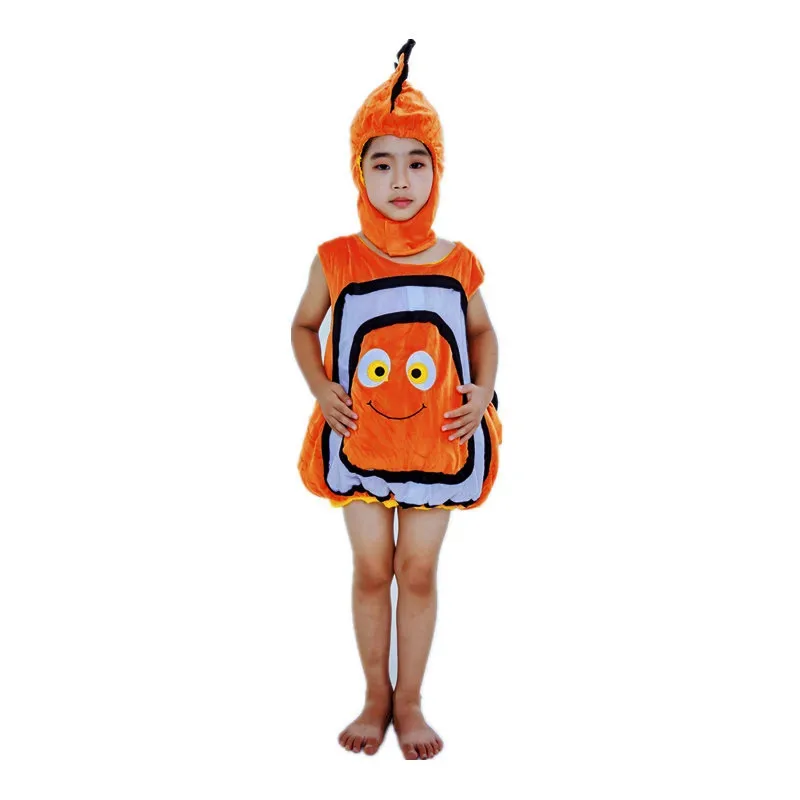 New ❤2025 Child Cute Cosplay Hooded Costume Boy Girl Anime Movie Finding Nemo Halloween/Christmas Adventure Hero Part ☆ ☆ ☆