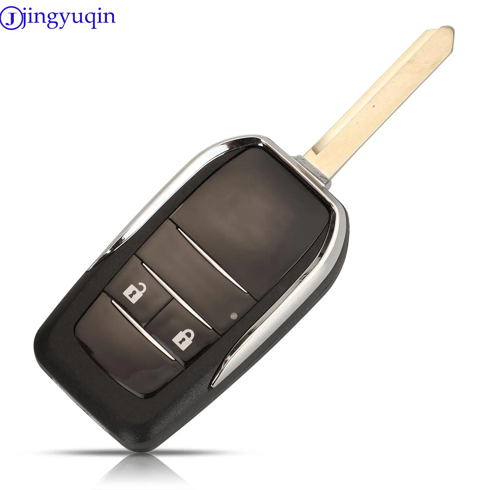 jingyuqin TOY47 Blade Car Key Shell dla Toyota Crown Camry Corolla Reiz RAV4 Avalon Venza Matrix Auto Fob Case