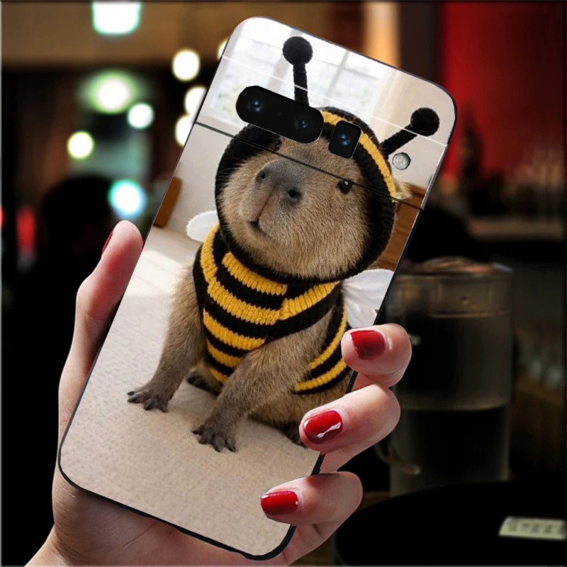 cute Animal capybara Soft TPU Silicone Phone Case For Google Pixel 10a 10 9 Pro XL 9A 8A 7A 6A 5A 3A 5 4 3