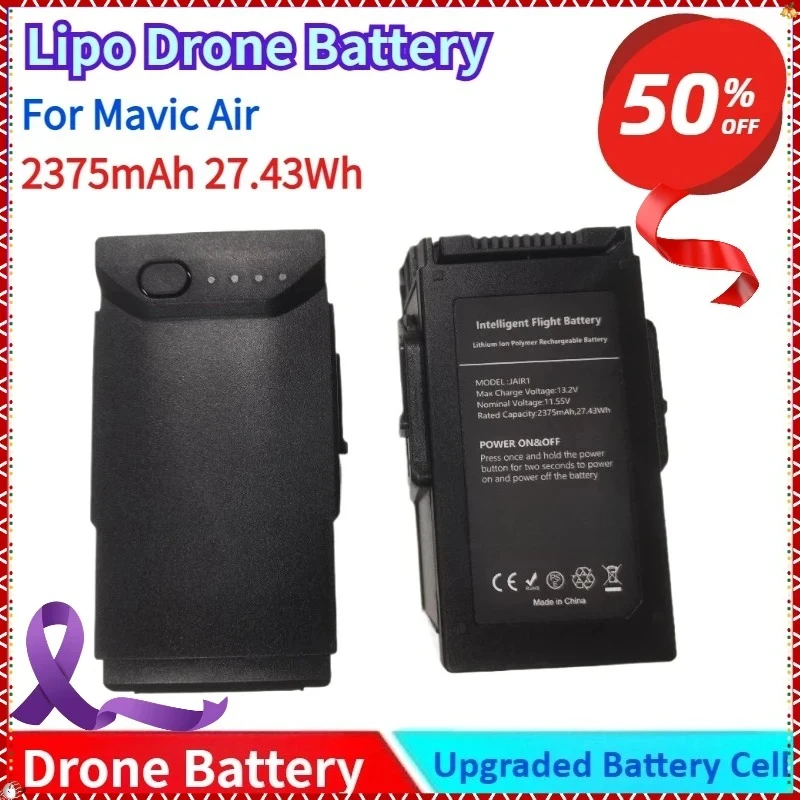 

New 2375mAh 13.2V Lipo Battery for Mavic Air Long-lasting Battery New Replacement Intelligent Flight Battery