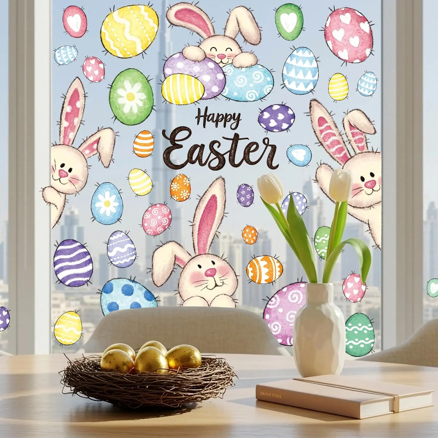 37 Pcs Easter Decor…