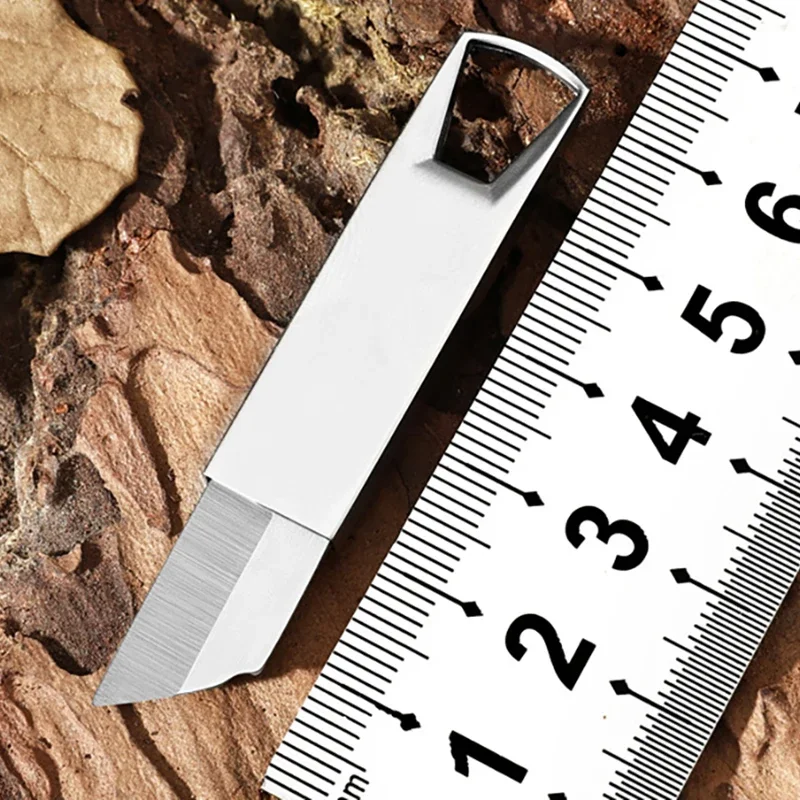 NEW Mini Pocket Knife Stainless Steel USB Flash Drive Knife Sharpening Fruit Pencil Unboxing Portable Tool Small Finger Knife