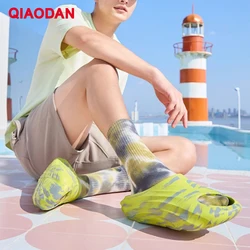 QIAODAN Mens Sandals 2024 New Shock-Absorbant High Quality Breathable Comfortable Lightweight Casual Beach Sandals XM25241101