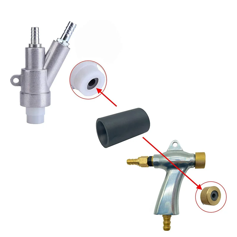 

A53Q-6 PACK 35X20x6mm B4C Boron Carbide Air Sandblaster Nozzle Sandblasting Tool Tip Abrasive Blasting Sandblast Cabinet Tool