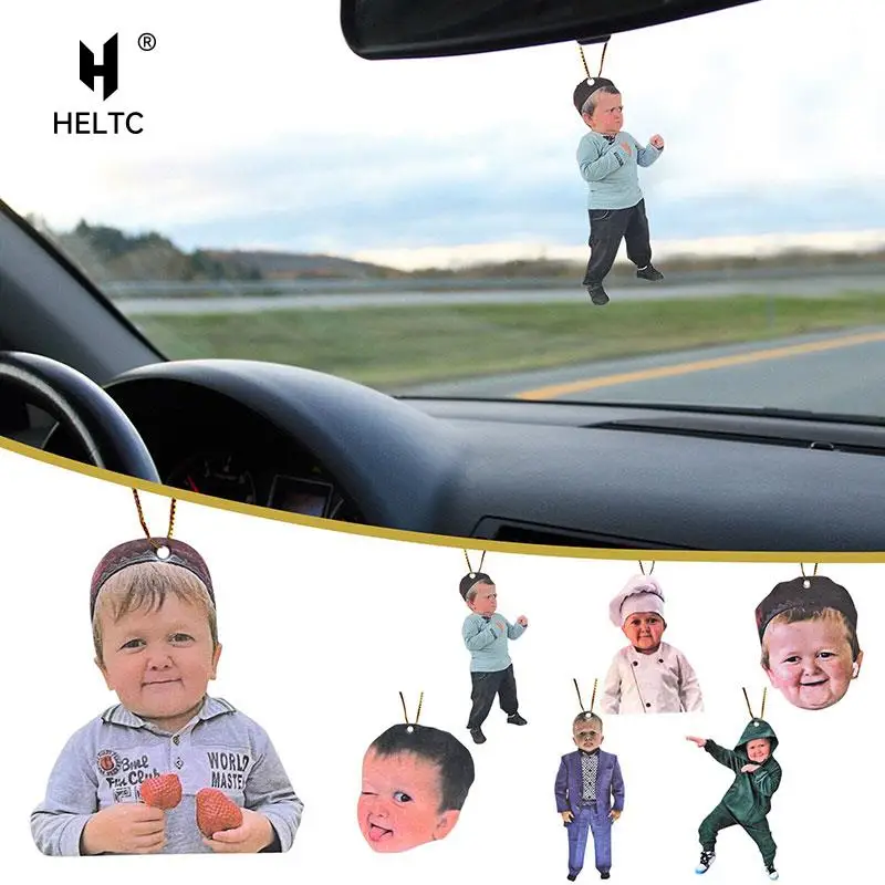 Hasbulla Magomedov Meme Acrylic Keychain Cute Mini Khabib Hasby Figure Key Holder Bag Car Hanging Decoration