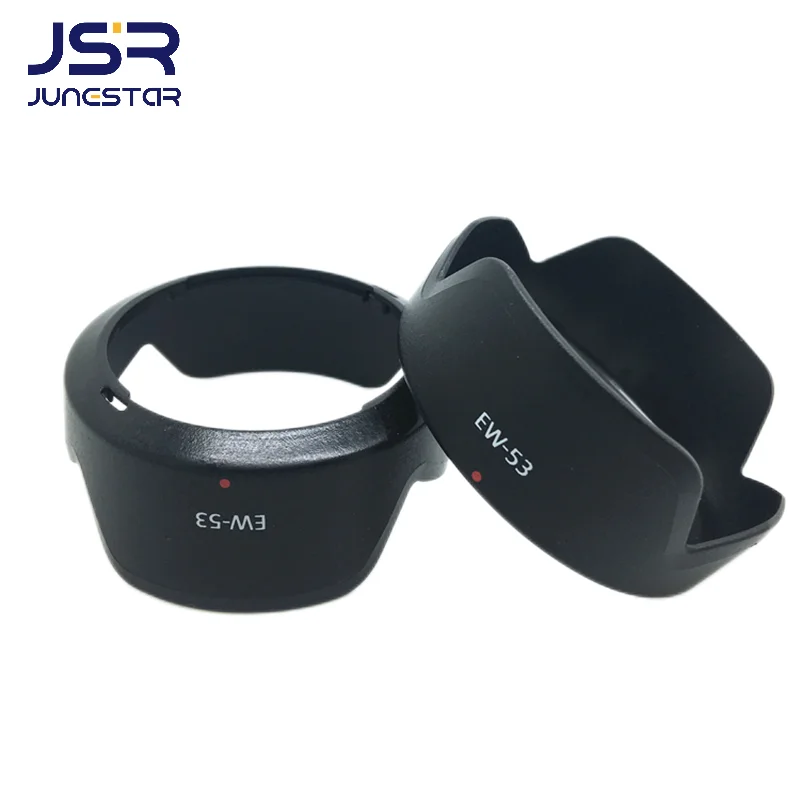 1pcs EW-53 Camera Bayonet Petal Lens Hood Reversible Suit For Canon EOSM3 M10 M5 M6 EF-M 15-45mm f/3.5-6.3 IS STM Replace