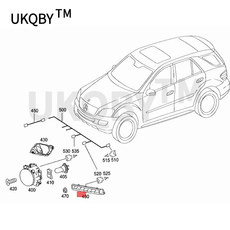 Be nz FG1 641 20F G16 412 1FG 164 122 FG1 641 24F G16 412 5 Daytime running lights Fog lamp [led] assembly with frame