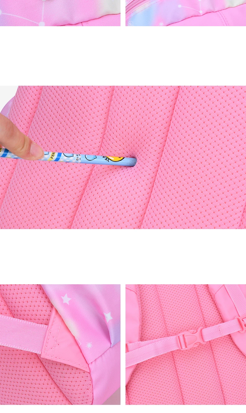 Mädchen-Schulrucksack, Rucksack für Teenager, Frauen, Kinder, weiblich, rosa, Schultasche für Grundschule, weiterführende Schule, Teenager, Kinder – Detail 34