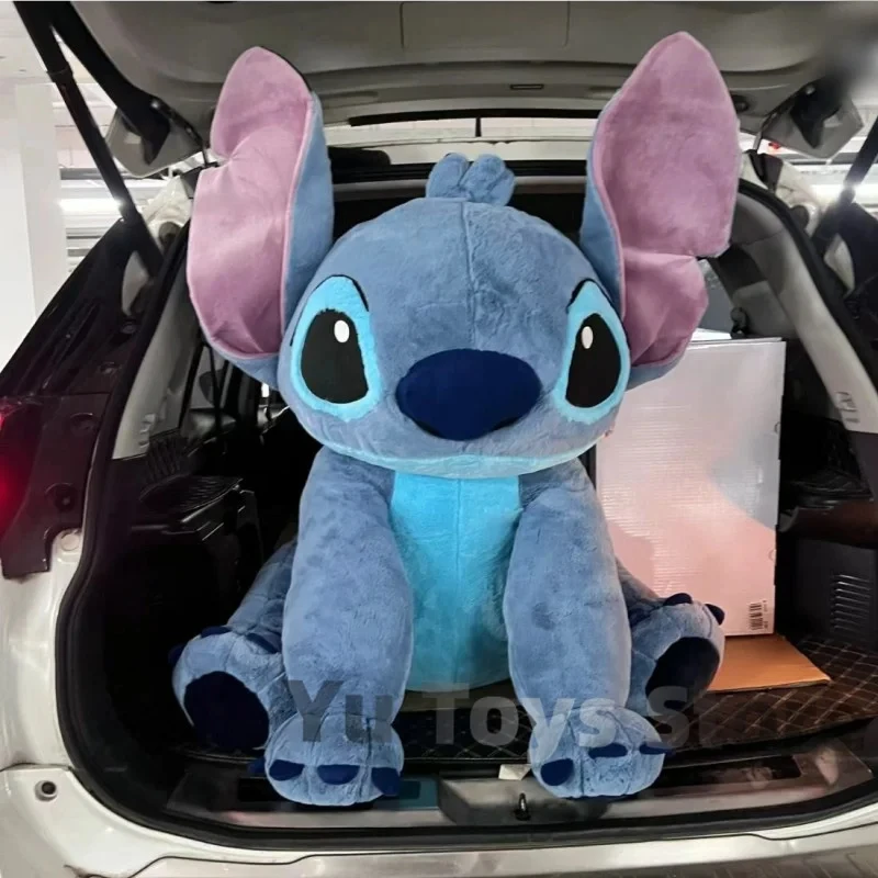 Kawaii Disney Animal Giant Size Lilo&stitch Plush Stuffed Doll Cartoon Couple Sleeping Pillow Softmaterial Kids Birthday Gifts