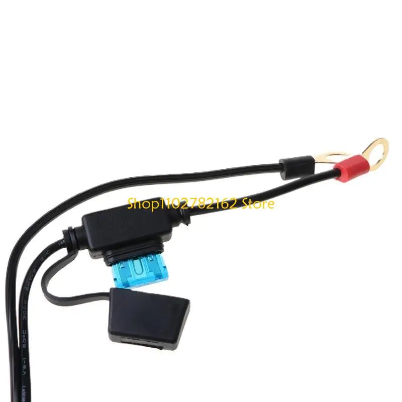 

547B 18AWG SAE to O Ring Terminal Connectors Harness Wire,SAE Automotive Power Connector Cord SAE Battery Extension Cable