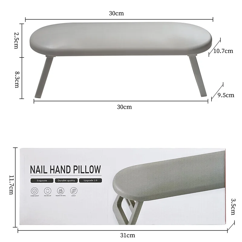Coussin professionnel pour les mains des ongles, 1 pièce, support d'oreiller, repose-bras, tapis de Table de manucure, support pour Nail Art, outil de manucure pour Salon