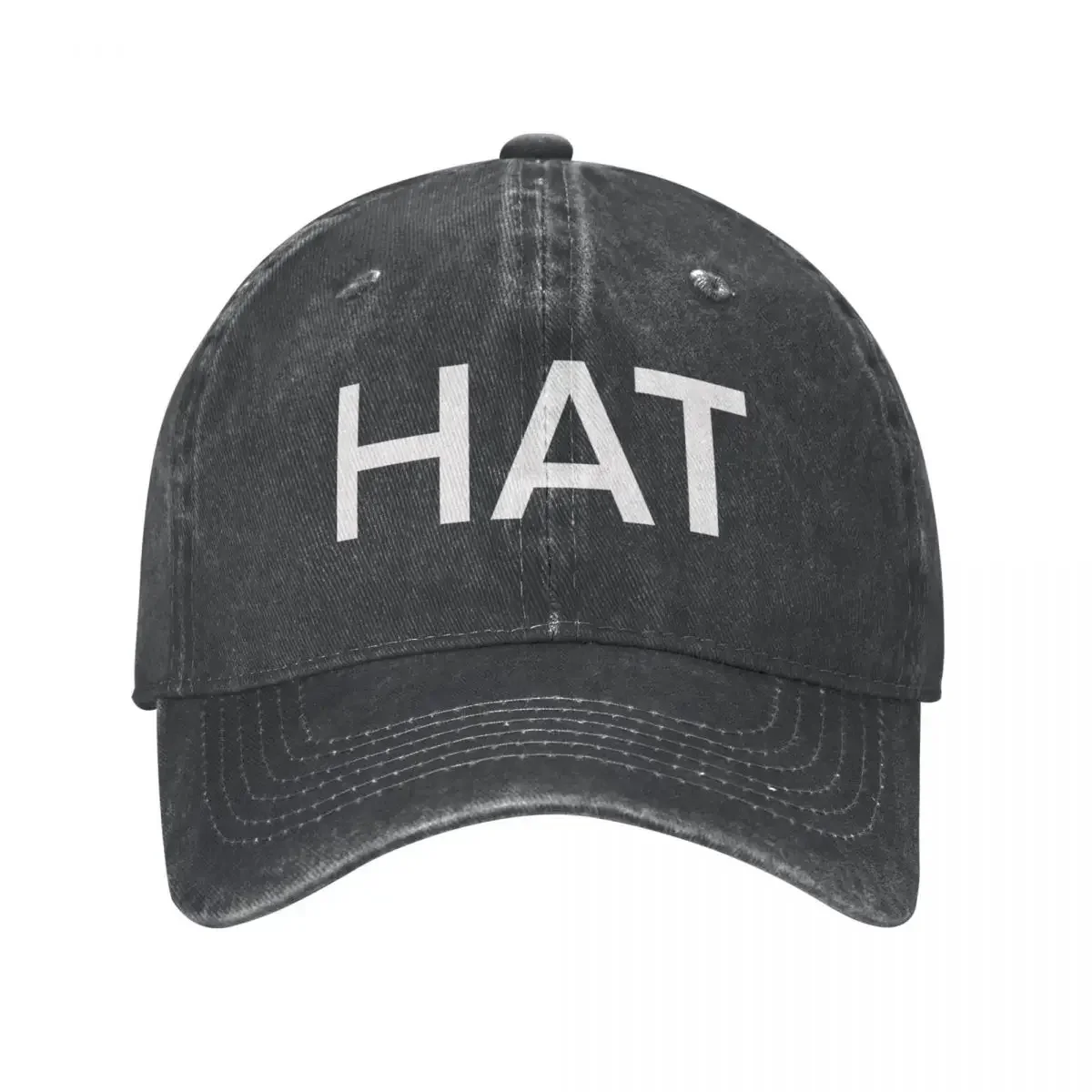 Self aware humorous hat that teaches you english White Text Cap Cowboy Hat Christmas hats snapback cap Hat girl Men's