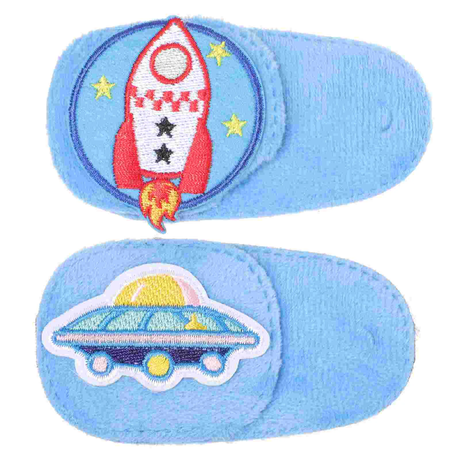 2 Pcs Amblyopia Mask Eye Glasses Patches for Kids with Lazy Single Eye-patches Elastic Flannel Eyepatch One-eye Child