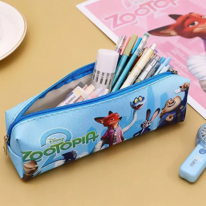 12 ピース/ロットかわいいディズニーズートピア鉛筆ケースかわいい筆箱小銭入れ文房具ペンバッグオフィス学用品