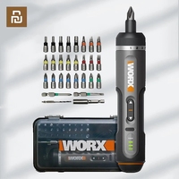 WORX WX242 Mini Electrical Screwdriver Set Smart Cordless Electric Screw Driver Rechargeable With 30 Bit Set Power Drill Tools