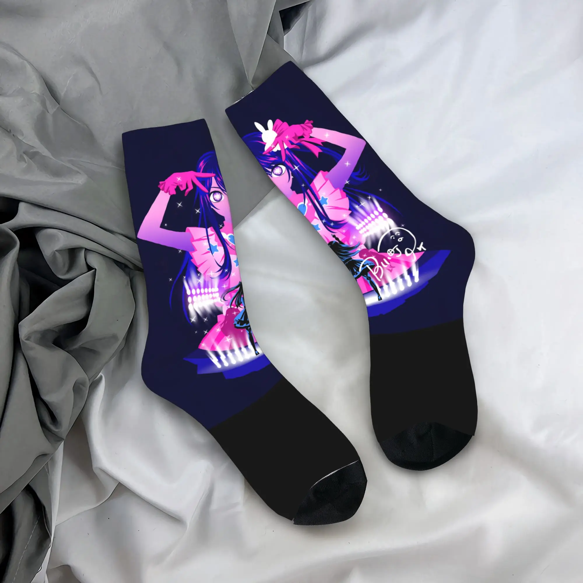 

Anime Oshi No Ko Ai Hoshino Stockings Fashion Socks Men High Quality Socks Autumn Outdoor Sports Design Anti Skid Socks Gift