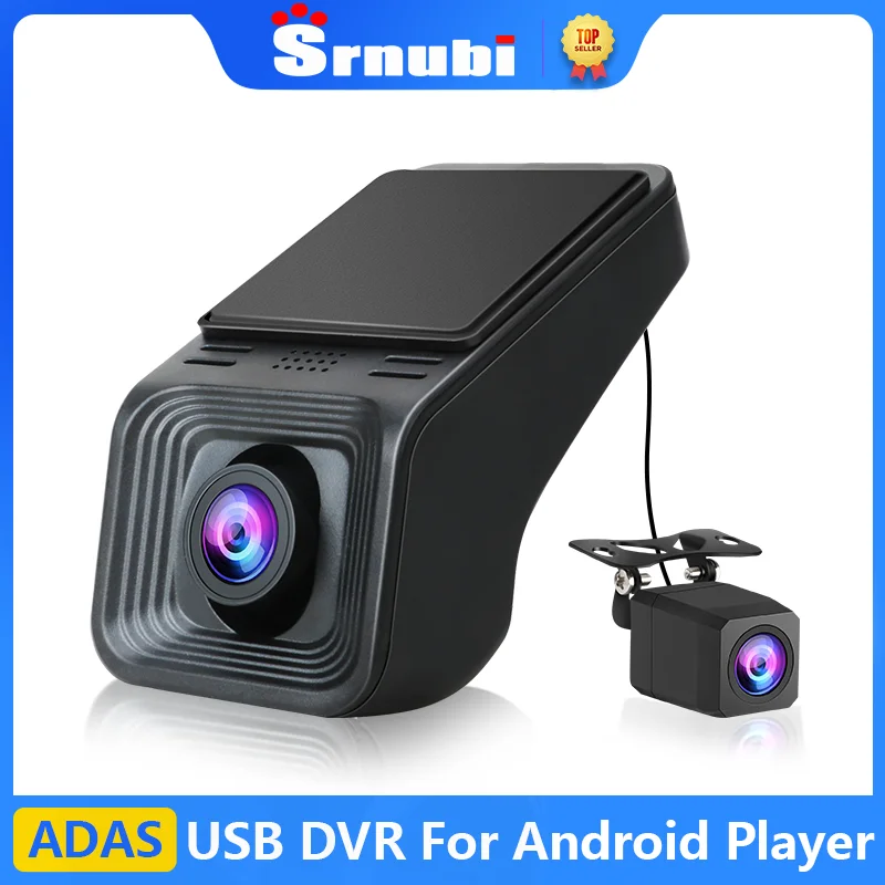 

Srnubi 170° HD ADAS Dash Cam Car Radio USB DVR Front And Rear Automatic Recording Camera Auto Video Recorder Dual Lens Camcorde