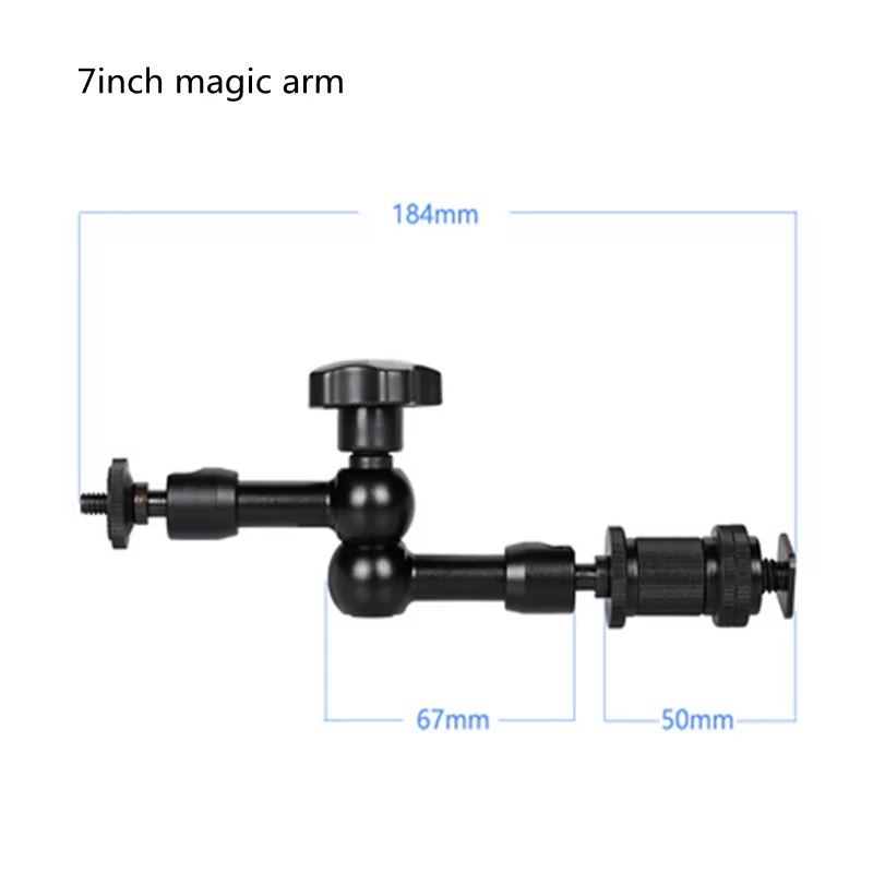 Foleto 7 "Magic Arm e 11" Magic Arm pollici snodi a frizione regolabile per tutti i modelli telefono cellulare SLR Monitor LCD LED Flash Ca