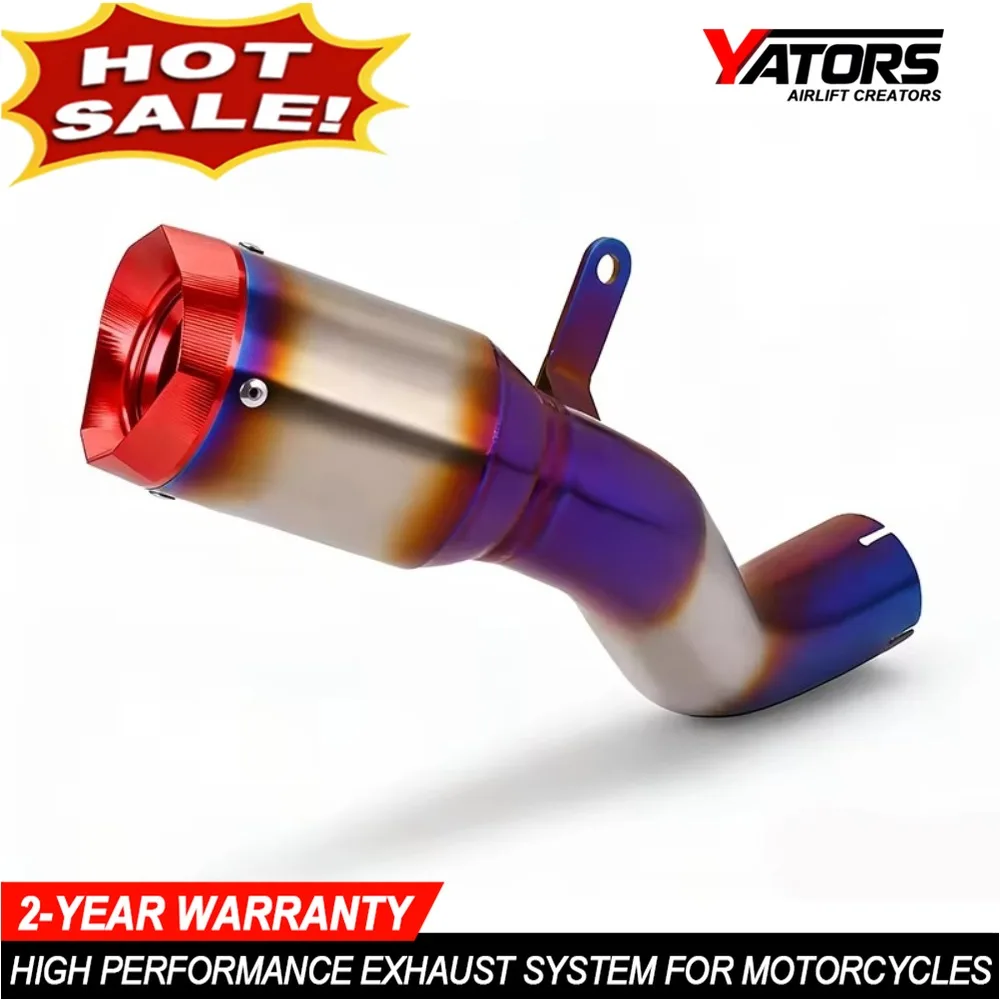 Slip-on Motorcycle Exhaust Mid Tail Link Pipes for Honda CBR1000 2008-2016 2017-2019 Exhaust System Part Muffler Kit Moto Escape