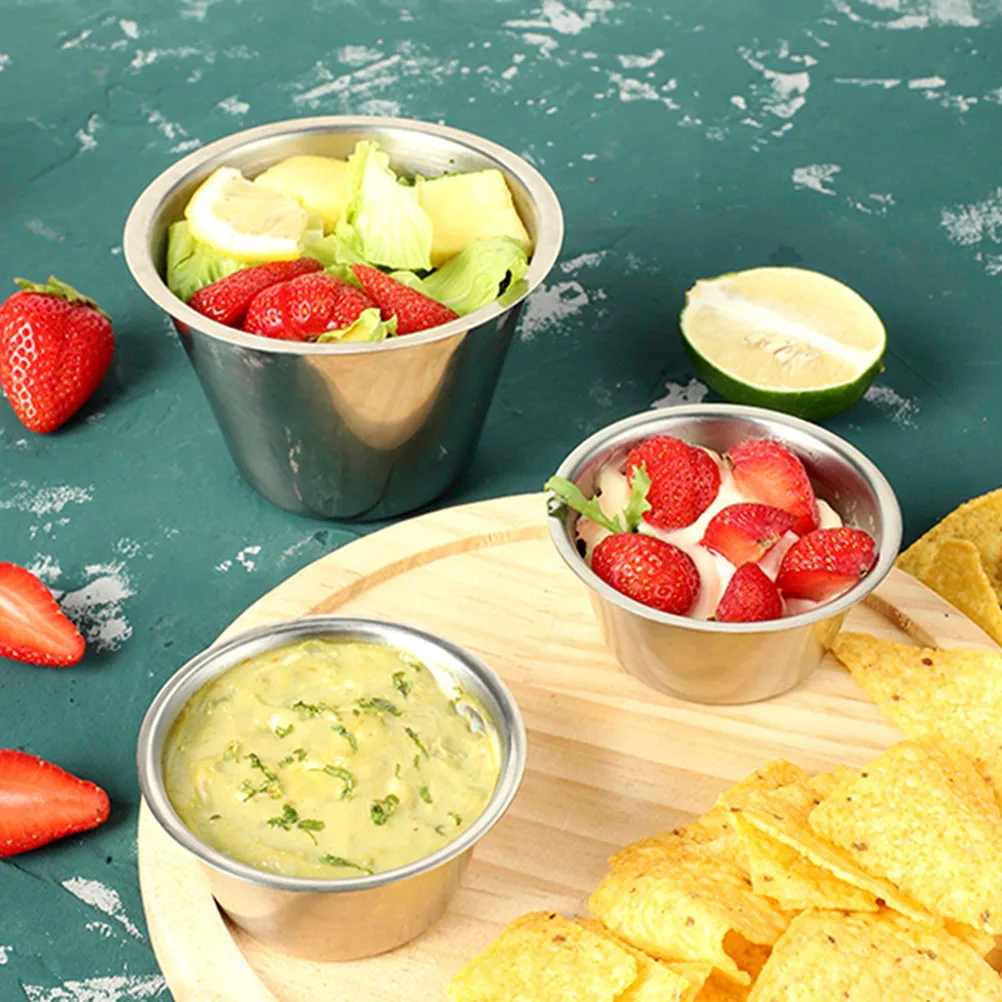 

12pcs Mini Cake Pans Aluminum Alloy Baking Cups Silver Color Fruit Cheesecake Bread Pudding Jelly Molds Kitchen Supplies