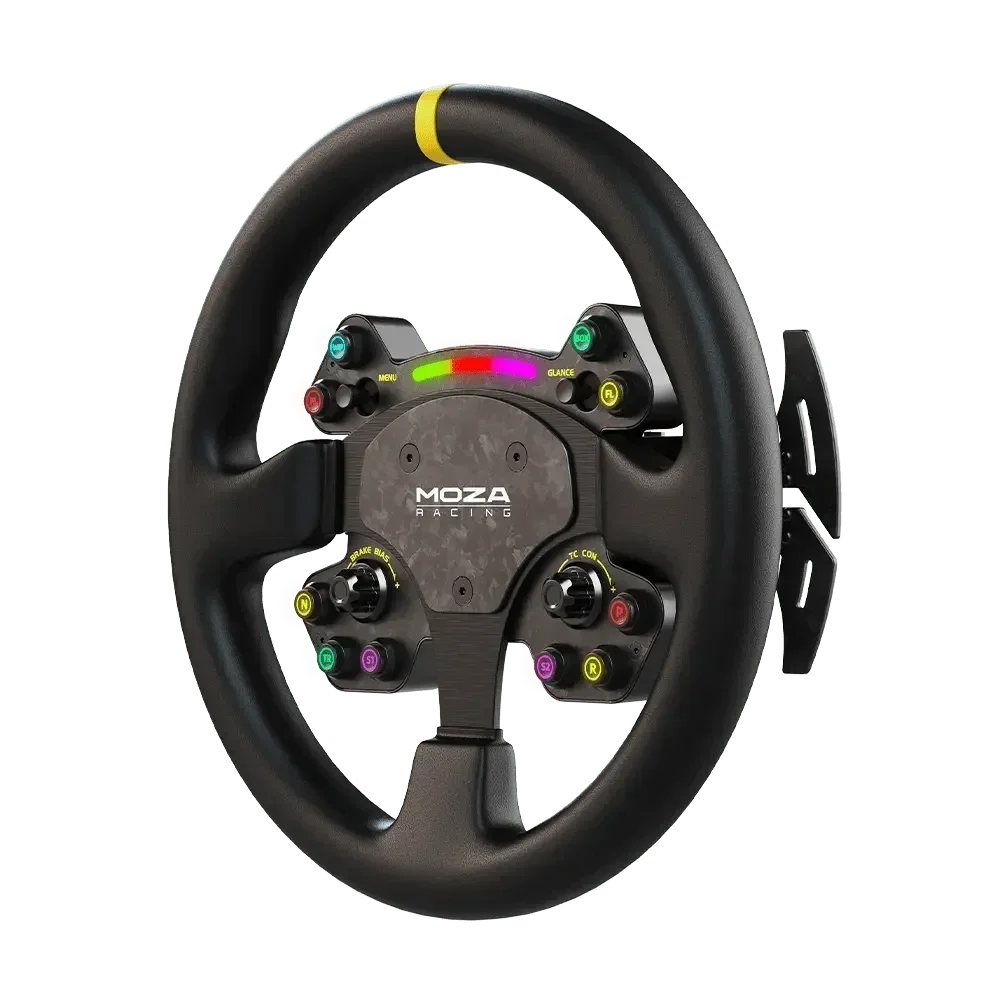 YYHC Racing RS V2 Steering Wheel Compatible with All MOZA Wheelbases 13 Inch Standard Racing Rim