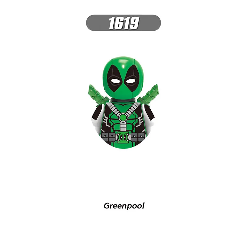 Deadpool XH1616-1623 Bausteine XP111-118 für Spielzeug und Geschenke Neue Mini-Actionfiguren Kinder-Bausteine für Partygeschenke