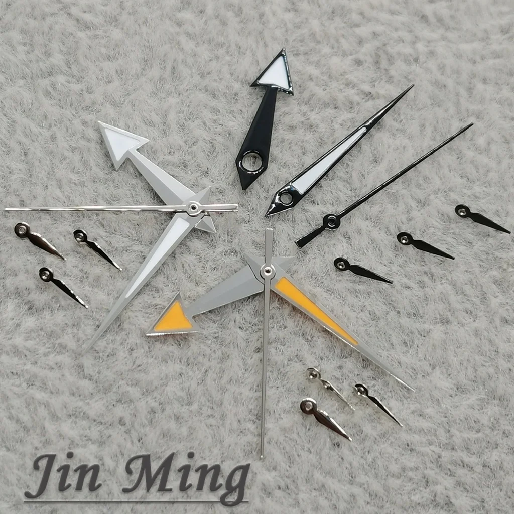 Luminous VK63 Watch Hands Set of 6 Pins White Black Silver Gold Green Pointers for VK63 VK63A Quartz Movement High Quality - view 3