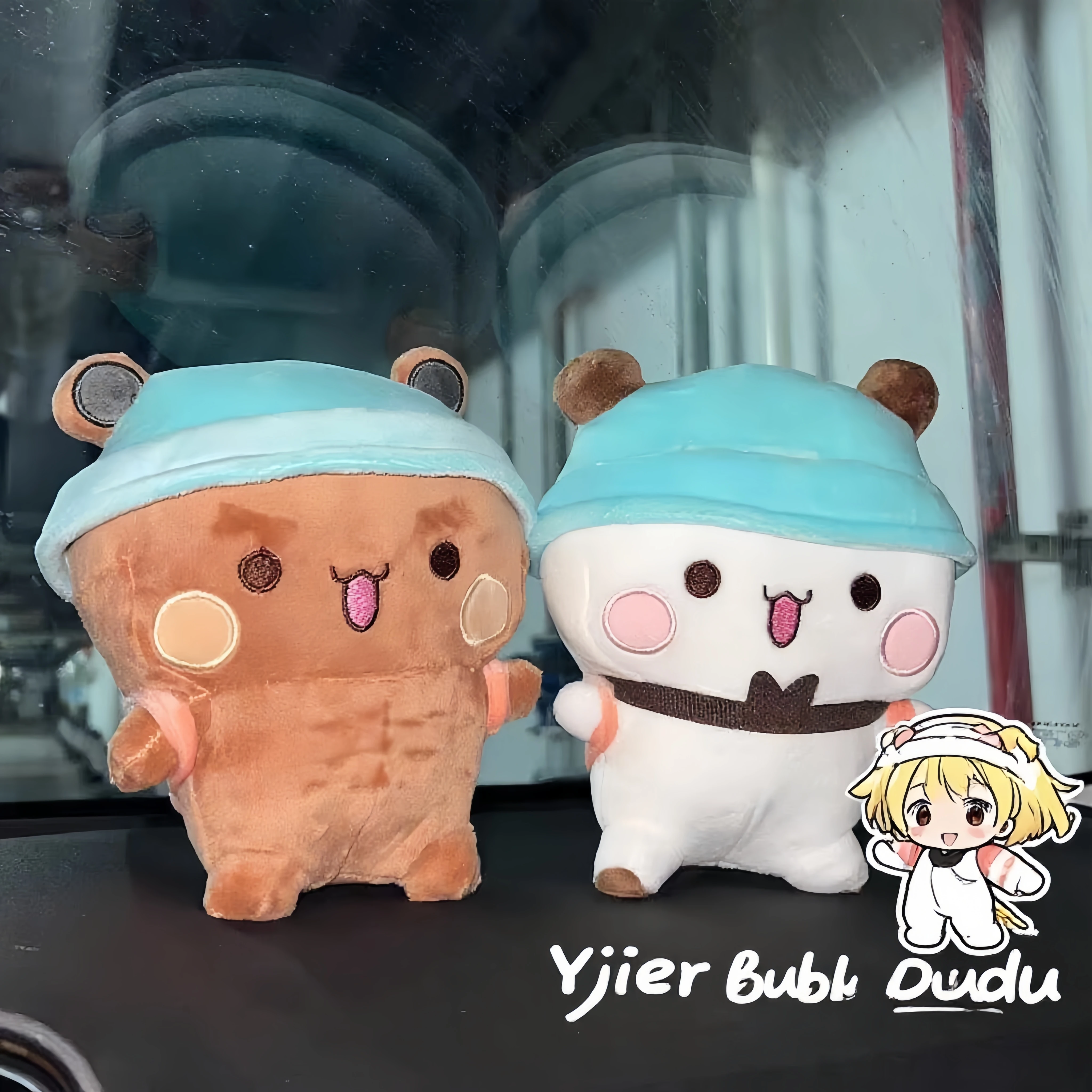 

Милые плюшевые игрушки Bubu Dudu Yier Panda Bear Dolls, милые мультяшные мягкие плюшевые игрушки, украшение для дома для парня, подруги