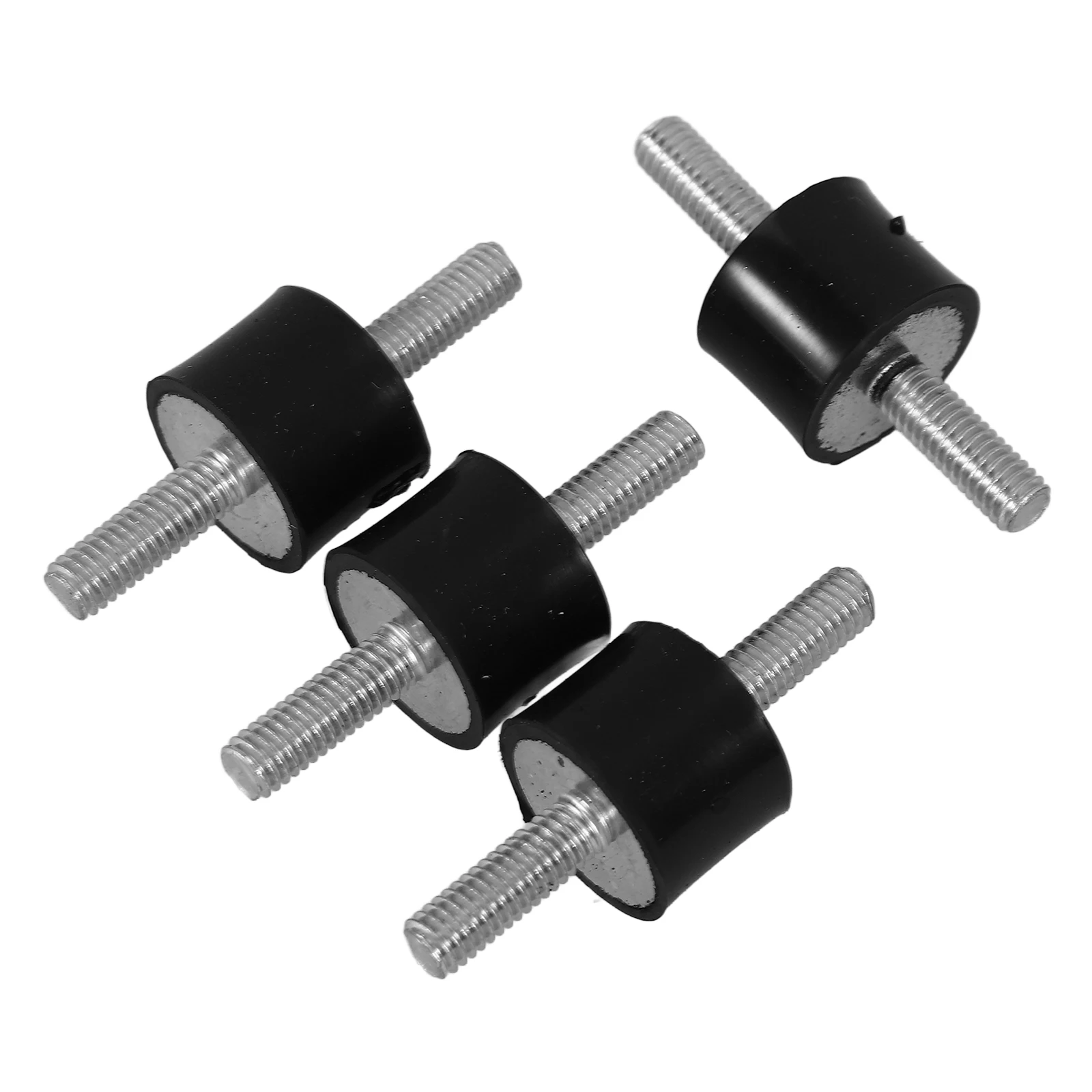 

4 Pcs 20x15mm Rubber Mounting Base Vibration Isolators M6x18mm Studs Shock Absorbers Fitness Equipment Air Conditioning Bicycle
