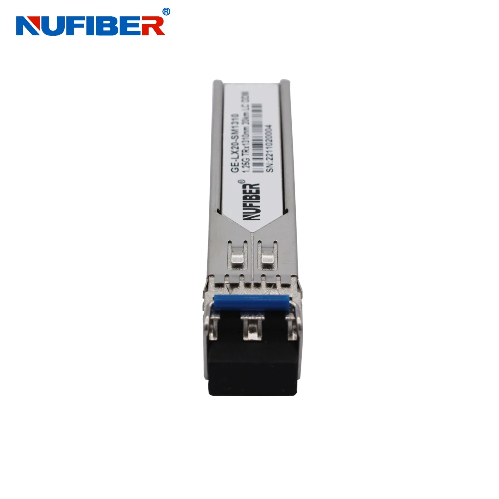 2PCS SFP-GE-LX-SM1310 Sfp 125g 20km 1310 SMF Single Mode LC Sfp 20km 1G Optical Module