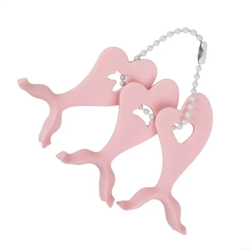 Q1FB Eye Liner Stencil 3pcs قوالب السيليكون لإنشاء حل جميل وحتى أنماط العيون