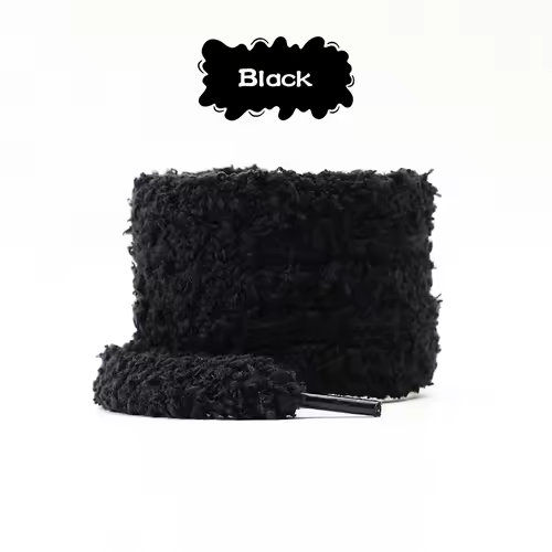 1Pair fashions 1cm wide round plush shoelace Sneakers flat shoes Casual shoelaces 80/100/120/140/160cm Shoelaces for shoes - Image 7