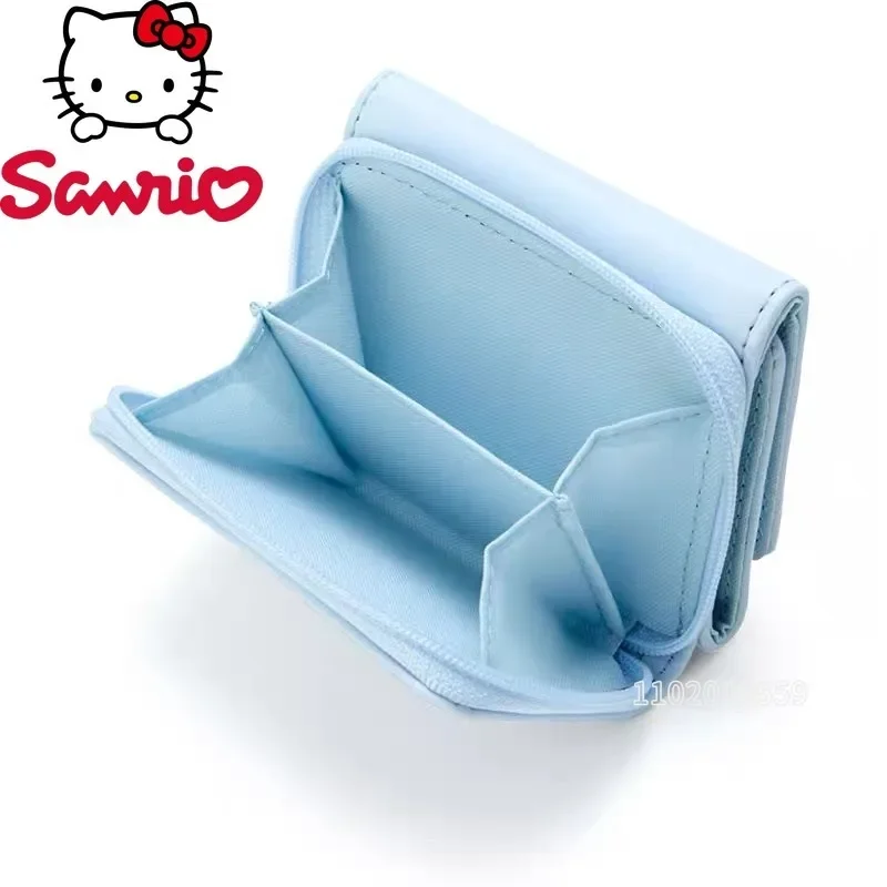  Cinnamon Roll New Mini Folding Wallet Luxury Brand Fashion Trend Women's Mini Wallet Cartoon Cute 3D Women's Zero Wallet