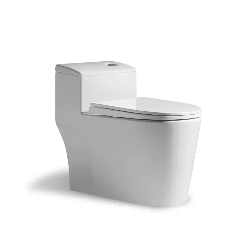 Bathroom household ceramic toilet, water-saving super swirl siphon flush deodorant toilet, large diameter toilet