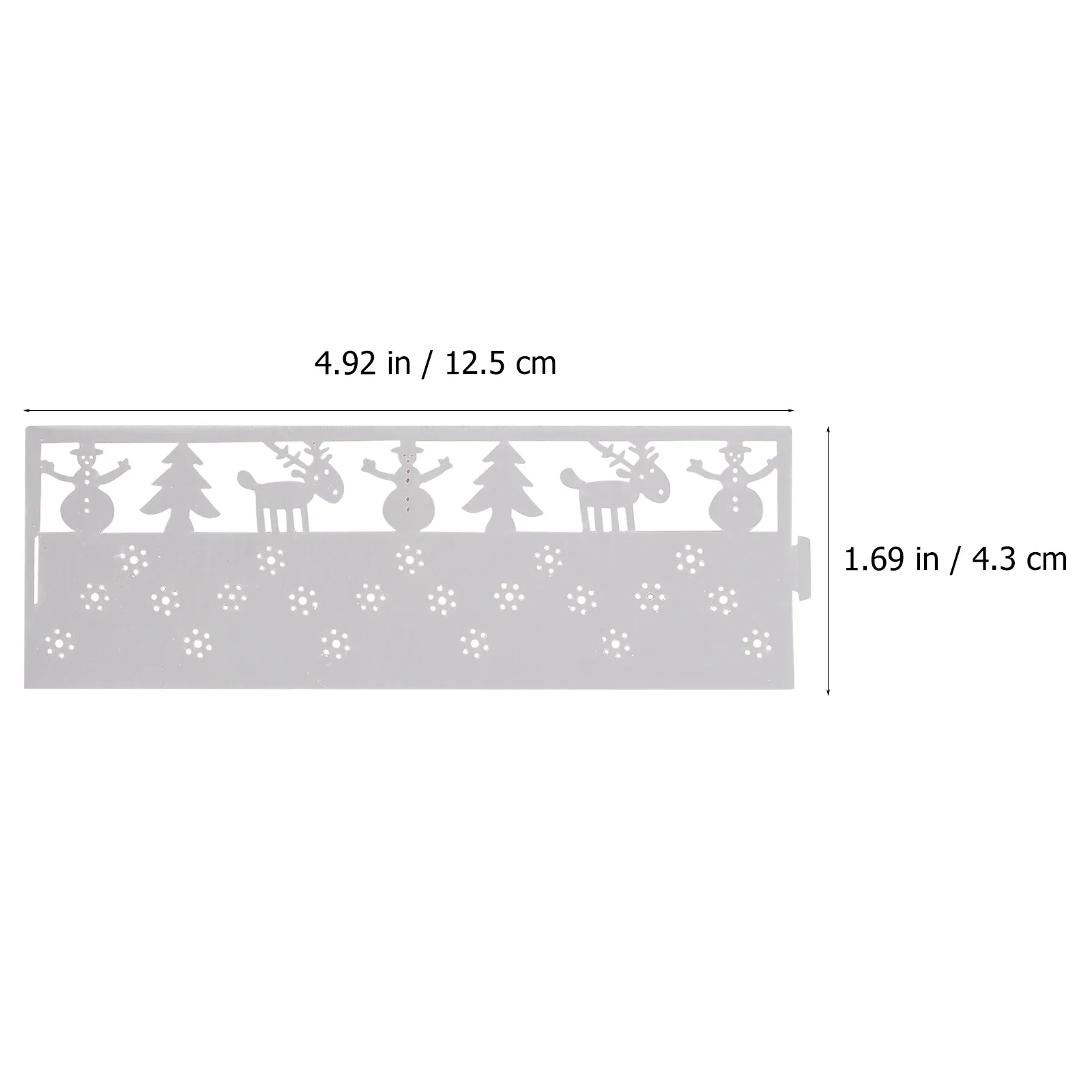 

50Pcs Christmas Hollow Snowflake Paper Lampshades Romantic Xmas Party Decoration Lampshade Paper Lampshade