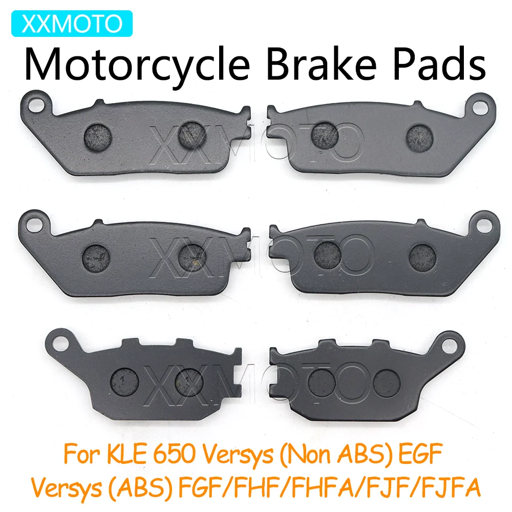 

Для Kawasaki Versys 650 16-25 KLE650 Versys без ABS KLE 650 16-21 мотоциклетные передние и задние тормозные колодки Versys 650 аксессуары