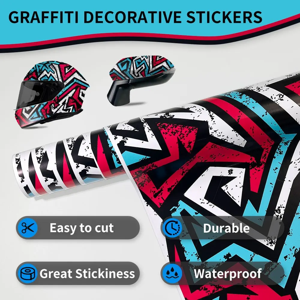 

1 рулон граффити живопись автомобильные пленки для кузова капот зеркало заднего вида DIY мотоцикл велосипед скейтборд водостойкая виниловая упаковка