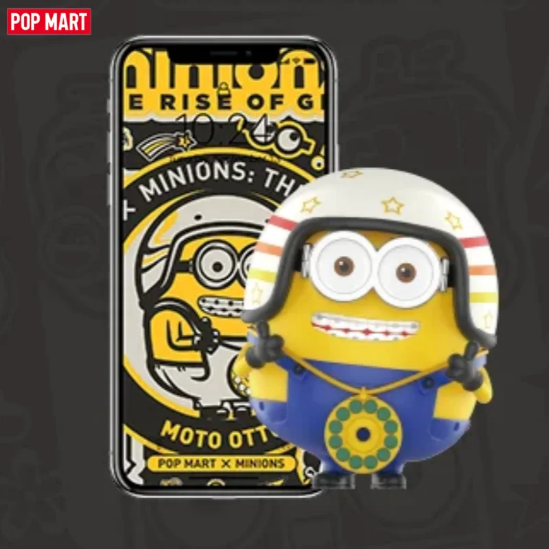 POP MART Minions 2: Der Aufstieg von Gru Serie Blindbox-Spielzeuge Kawaii Anime Actionfiguren Überraschungs-Mystery-Box Puppen Geschenk