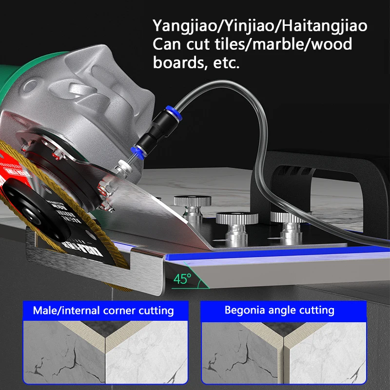 Portable 45 Degree Angle Grinder Tile Chamferer Cutter for Solid Woodworking and Bricklaying Type 100 view 6