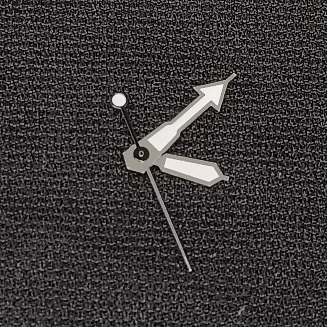 Red/White 3 Pins Watch Pointers With Green Luminous Fashionable Men's Wristwatch Replacement Accessories for Nh35 Nh36 Movement