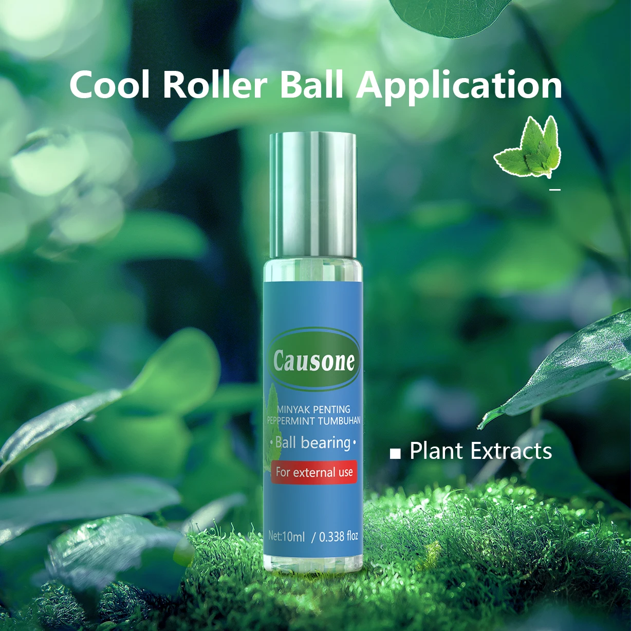 

Охлаждающее масло Peppermint Roll-On: успокаивает кожу, отпугивает комары, снимает сверление, головные уборы и отводить хворость и освежает