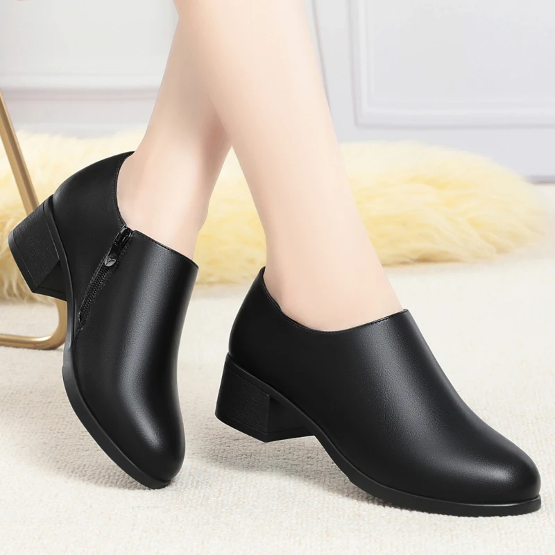 

DIMANYU Women's Mid-heel Non-slip 2026 New Spring Shoes Mom Shoes Casual Deep-mouth Commuter Shoes For Women