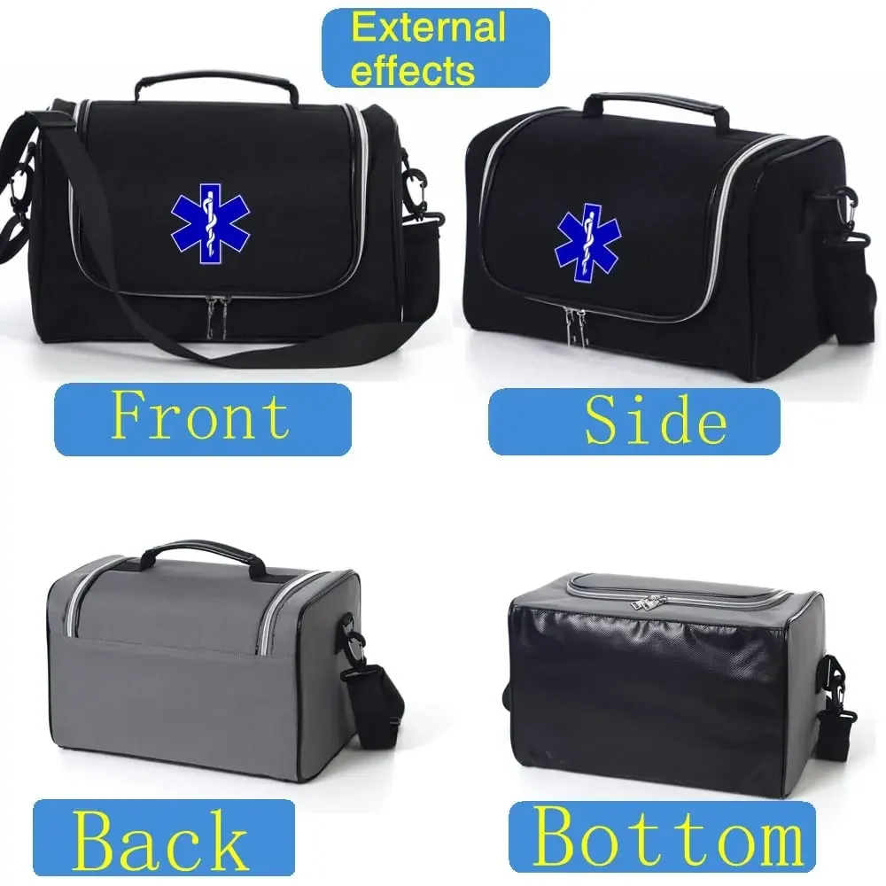 Medical Bag Emergency Bag First Aid Bag Medicine Professional Trauma Bag First Aid Carrier for Paramedics and Emergency Supplies