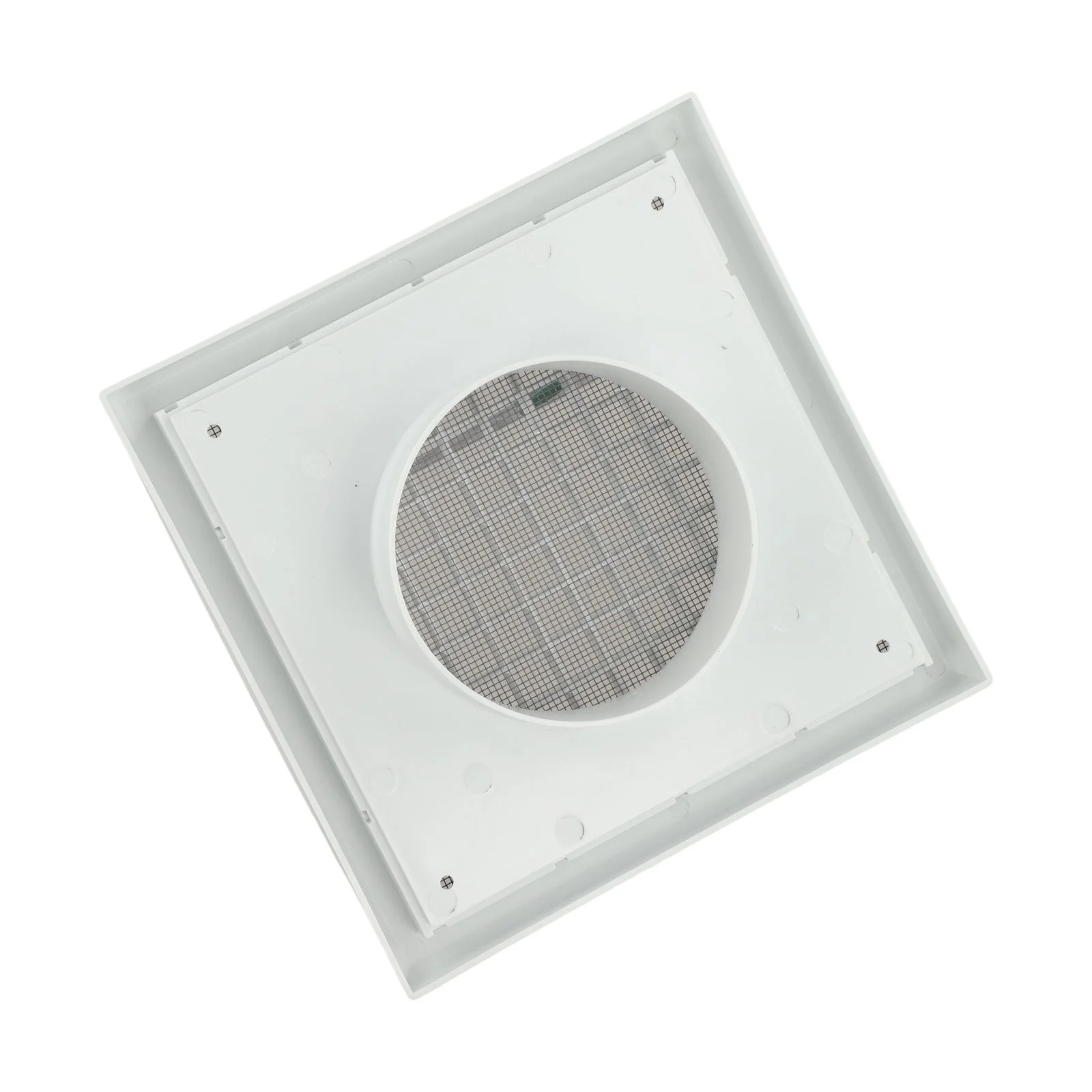 Multi Purpose Air Outlet Grille with Vermin Protection Mesh for Wall and Ceiling Installations Supporting Vent Fans and Dryers