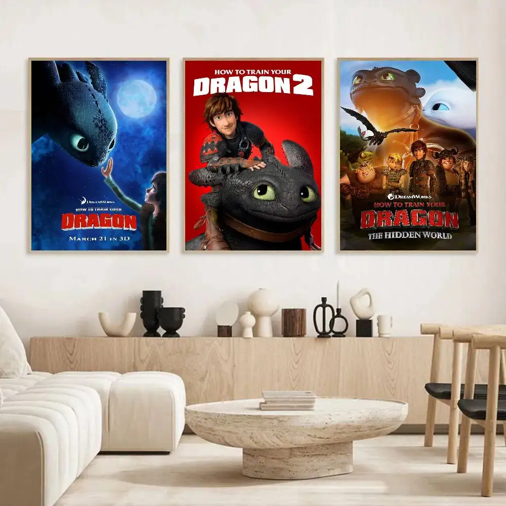 كيفية تدريب ملصق D-Dragon الخاص بك، ملصق فني ذاتي اللصق مقاوم للماء، ديكور جدار غرفة القهوة والبار #3