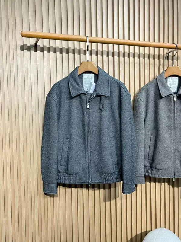 

BC Italian 25AW stand-up collar wool-blend jacket